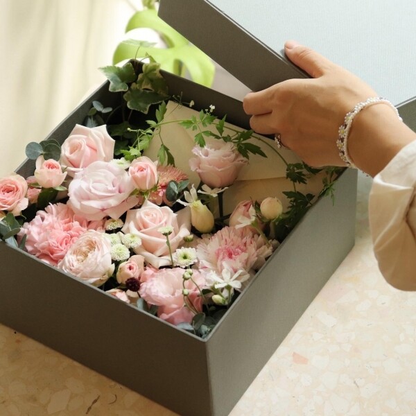 베이비핑크 플라워박스 -Baby Pink Flower Box